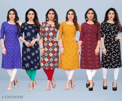 Aishani Voguish Kurtis 6 Combo all in one