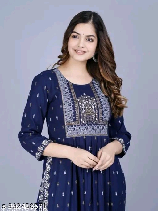 Women Rayon Myra Petite Kurtis