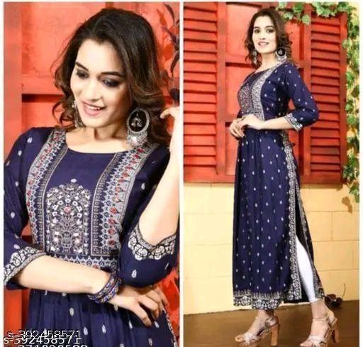 Women Rayon Myra Petite Kurtis