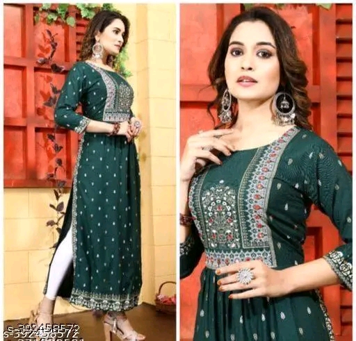 Women Rayon Myra Petite Kurtis