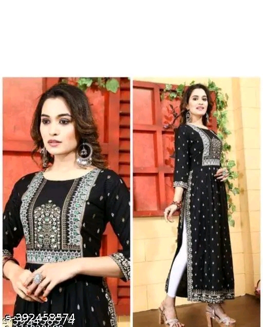 Women Rayon Myra Petite Kurtis