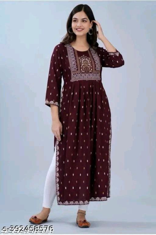 Women Rayon Myra Petite Kurtis