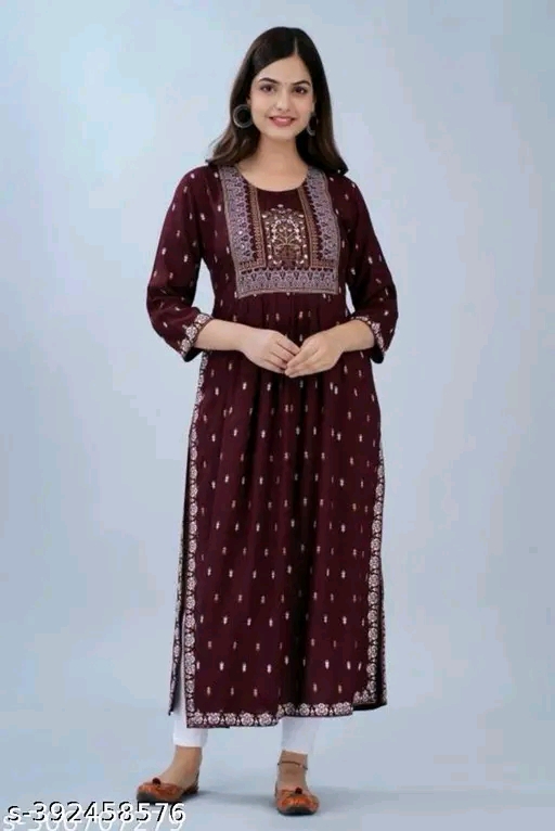 Women Rayon Myra Petite Kurtis