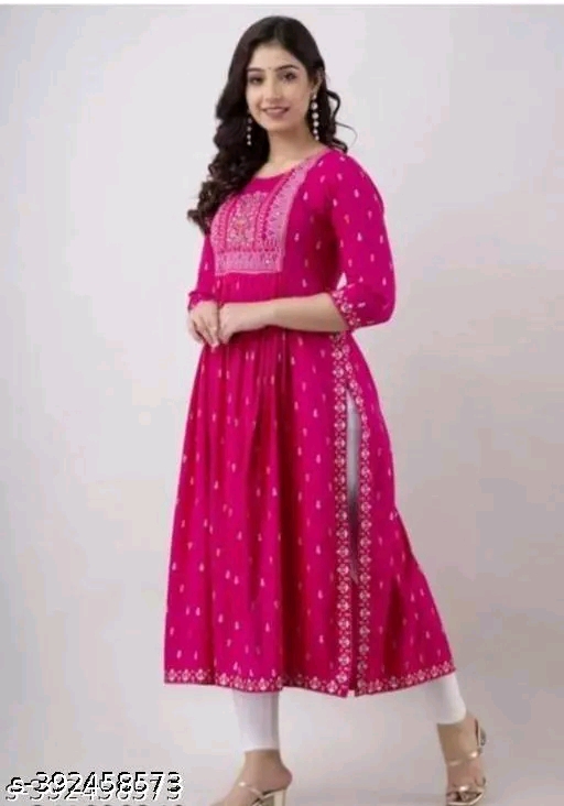 Women Rayon Myra Petite Kurtis