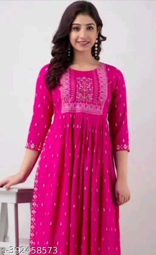 Women Rayon Myra Petite Kurtis